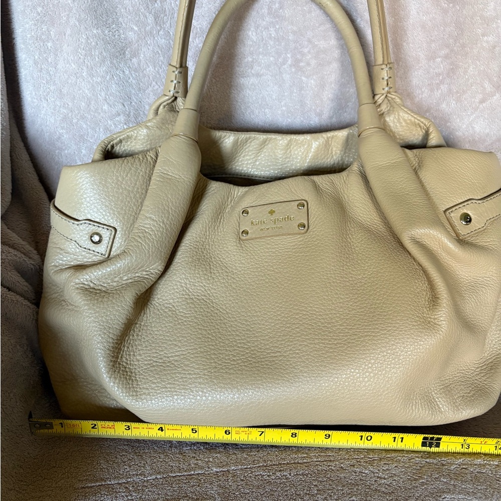 Kate Spade Cream Leather Satchel